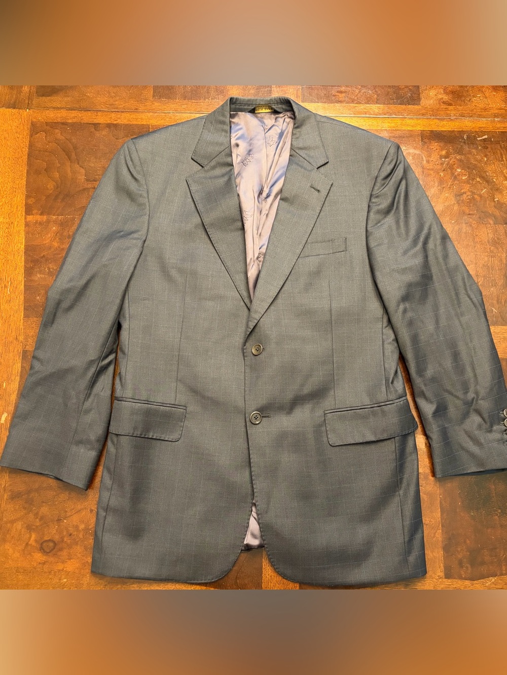 Jos. A. Bank Signature Gold Charcoal Wool Blazer 41R Preowned